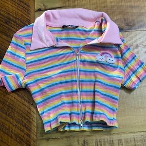 SHEIN Rainbow Crop top